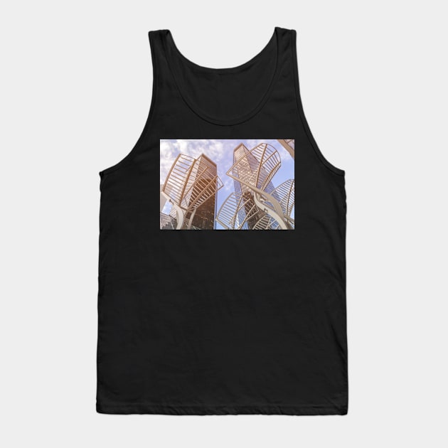 Tree Sculptures Tank Top by jvnimages